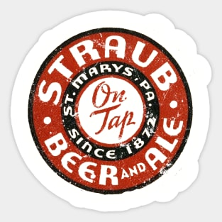 Straub Beer Sticker